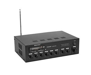 OMNITRONIC Amplificateur de mixage ELA CPE-120P avec lecteur MP3 & IR-FB, Bluetooth, 120 W RMS