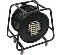 OMNITRONIC Boitier de scène multiconducteur 24/8 enrouleur de câble 30m
