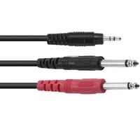 OMNITRONIC Câble adaptateur jack 3,5/2xjack ECO 3m