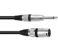 OMNITRONIC Câble adaptateur XLR(M)/Jack mono 2m sw