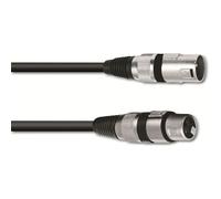 Omnitronic Câble Xlr 3 Broches, 0,5 M, Noir