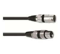 Omnitronic Câble Xlr 3 Broches, 0,5 M, Noir