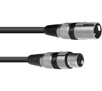 OMNITRONIC Câble XLR 3 pôles 0,5m sw