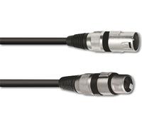 OMNITRONIC Câble XLR 3 pôles 1m sw