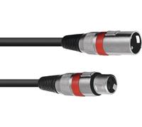 OMNITRONIC Câble XLR 3 pôles 5m sw/rt