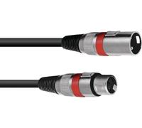 OMNITRONIC Câble XLR 3pol 7,5m sw/rt