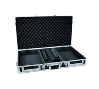 Mallette de mixage Roadinger Roadinger DIGI M-10 avec poignée de transport aluminium, noir aluminium, bois