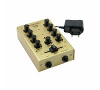 Omnitronic Gnome-202 (Contr?leur DJ), Table de mixage, Or
