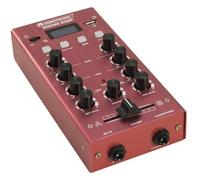 Omnitronic Gnome-202P mini table de mixage rouge