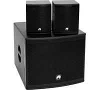 Omnitronic Molly-12A Set enceintes PA actives avec caisson de graves, Bluetooth