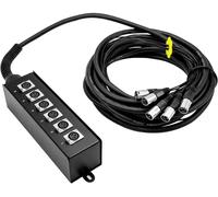 Omnitronic MUS-610 Boîtier de scène 10 m Nombre dentrées:6 x Nbr. de sorties:6 x