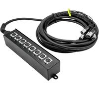 Omnitronic MUS-810 Boîtier de scène 10 m Nombre dentrées:8 x Nbr. de sorties:8 x