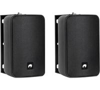 Omnitronic ODP-204 Enceinte murale 80 W 16 Ω noir 1 paire(s)