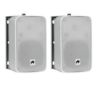 Omnitronic ODP-204T set d'enceintes d'installation 4 pouces 100 volts, blanc