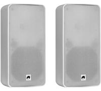Omnitronic ODP-206T Enceinte murale ELA 20 W blanc 1 paire(s)