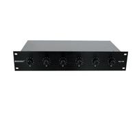 OMNITRONIC PA 6-Zone Stereo Vol Cont 5W bk