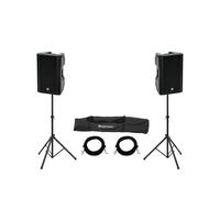 OMNITRONIC Set 2x XKB-212A + Speaker Stand MOVE MK2