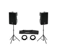 OMNITRONIC Set 2x XKB-215A + Speaker Stand MOVE MK2