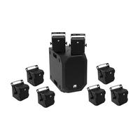 OMNITRONIC Set BOB-10A bk + 8x BOB-4 bk