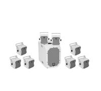 OMNITRONIC Set BOB-10A wh + 8x BOB-4 wh