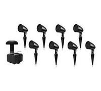 Omnitronic set gsub-8 in-ground subwoofer + 8x ps-2. 5gs projector speaker, black