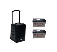 OMNITRONIC Set MOM-10BT4 Modular wireless PA system + 2x Battery