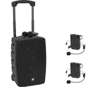 OMNITRONIC Set WAMS-12BT2 + 2x émetteurs de poche + 2x microphone de casque (20001025)