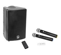 Omnitronic WAMS-08BT + UWM-2HH Enceinte PA active 1 set