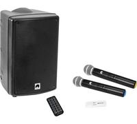 Omnitronic WAMS-08BT + UWM-2HH Enceinte PA active 1 set