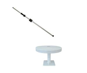 OMNIVISION - ANTENNE TV 55dB pour Camping Car TNT TNTHD OMNIDIRECTIONNELLE + MÂT TRAVERSANT Placard ANTARION 160CM