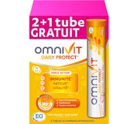 Omnivit Daily Protect Multivitamine Pour Énergie/Immunité/Concentration 3x20 Comprimés Effervescents