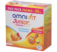 Omnivit Junior Gummies | Multivitamine pour la Croissance & l'Immunité 2x30 pc(s)