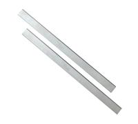 OMNIVOR - 2 X Fers de Rechange pour Raboteuse ou Dégauchisseuse | Lames de Rabot Réaffutables | 410 x 25 x 2.5 mm | Outil de Travail du Bois Dur ou Bois Tendre | Acier HSS