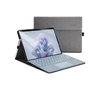 Omnpak Coque pour Microsoft Surface Pro 11, Surface Pro 10, Surface Pro 9,avec Support de Stylet, Housse légère et Mince en Polyester à Angles Multiples, Compatible avec Clavier Type Cover