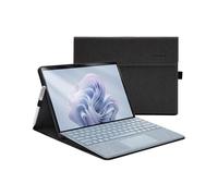 Omnpak Coque pour Microsoft Surface Pro 11, Surface Pro 10, Surface Pro 9,avec Support de Stylet, Housse légère et Mince en Polyester à Angles Multiples, Compatible avec Clavier Type Cover