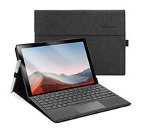 Omnpak Coque pour Microsoft Surface Pro 7+(2021)/ Surface Pro 7(2019)/ Surface Pro 6(2018)/ Surface Pro 5(2017)/ Surface Pro 4, Angle de Vision réglable, Compatible avec Le Clavier Type Cover