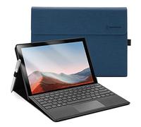 Omnpak Coque pour Microsoft Surface Pro 7+(2021)/ Surface Pro 7(2019)/ Surface Pro 6(2018)/ Surface Pro 5(2017)/ Surface Pro 4, Angle de Vision réglable, Compatible avec Le Clavier Type Cover