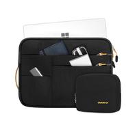 Omnpak Housse pour Surface Pro 11,13 Pouces Surface Pro 10/9/8/X avec Poignée Latérale et Pochette pour Accessoires pour 12,3 Pouces Surface Pro 7+/7/6/5/4/3/2/1