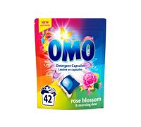 OMO Lot de 46 capsules de lessive orchidée blanche et menthe