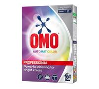 Omo Color Professional/Lessive en poudre/Grand format/Pour linge coloré/Pour 108 lavages/Élimine efficacement les taches/Protège les vêtements/Parfum agréable/Large plage de températur/ 5,4 kg
