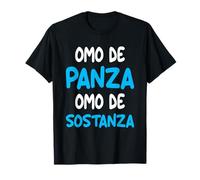 OMO de Panza OMO de Substance Phrase Sympathique Aphorismes Romains T-Shirt