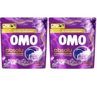 OMO - Lessive Capsules Absolu Rêve de Fraîcheur aux perles booster de parfum - Fleurs blanches & Bois de Cèdre - Propreté Impeccable pour un Linge Eclatant - 22 Lavages (Lot de 2)