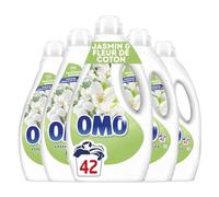 OMO Lessive Liquide Prendre l'Air Jasmin et Fleurs de Coton, 210 Lavages