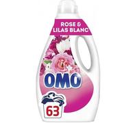 OMO Lessive Liquide Rose & Lilas Blanc x63 2.7L