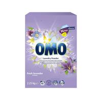 OMO Lessive poudre parfum lavande & menthe 45 lavages - 2,25 kg