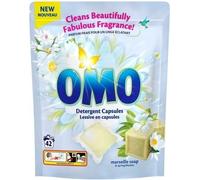 OMO Marseille Savon & Fleurs de Printemps Capsules de lavage, 42 pièces