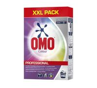 Omo Professional Lessive colorée en poudre - 7 kg - Couleurs vives, pas de décoloration - Haute capacité anti-taches - 140 lavages