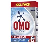 Omo Professional White Lessive en poudre 7 kg pour un linge blanc éclatant et un haut pouvoir détachant pour 140 lavages