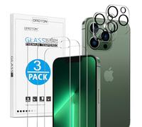 OMOTON Verre Trempé Compatible avec iPhone 13 Pro Max 3 Pcs Protection d’écran pour iPhone 13 Pro Max avec 2 Pcs Protecteur Caméra Arrière 9H Dureté