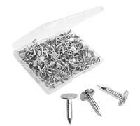 OMOTOOL Lot de 300 clous de toiture en feutre 15mm Pour toit de abri de toit, maisons d'été, cabines